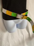 Aparte geel groene riem., Kleding | Dames, Riemen en Ceinturen, Minder dan 3 cm, 100 cm of meer, ., Ophalen of Verzenden