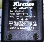 Xircom AD-1250B 12V 0.5A 500mA 6W Lineaire Adapter PE3-10BX, Ophalen of Verzenden, Nieuw