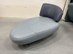 Nieuw Leolux Kikko Chaise Longue Fauteuil blauw leer Stoel, Huis en Inrichting, Leolux, Nieuw, Leer, Ophalen of Verzenden