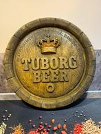 Tuborg bier fustdeksel, Ophalen of Verzenden, Gebruikt, Reclamebord, Plaat of Schild, Overige merken