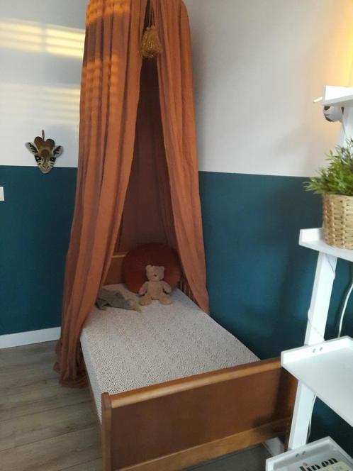 Woodies juniorbed Noble 140x70, Kinderen en Baby's, Kinderkamer | Bedden, Zo goed als nieuw, 180 cm of meer, 85 tot 100 cm, Lattenbodem