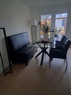 Moderne eethoek met bank en stoelen, Huis en Inrichting, Complete eetkamers, Ophalen, Zo goed als nieuw, Modern, Minder dan 4 stoelen