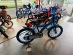 FIETSMASTER 16 INCH DISNEY STITCH KINDER JONGENSFIETS BLAUW, Zijwieltjes, Nieuw, Ophalen of Verzenden, 16 tot 20 inch