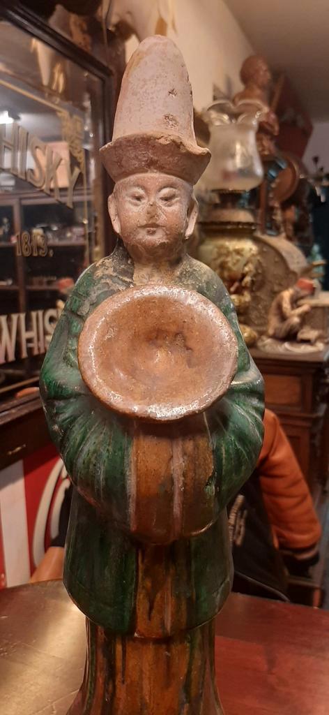 Antiek Chinees Aardewerk Beeld, Antiek en Kunst, Kunst | Beelden en Houtsnijwerken, Ophalen of Verzenden