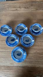 Spode blue Italian koffiekoppen, Nieuw, Ophalen of Verzenden, Overige stijlen, Kop(pen) en/of Schotel(s)