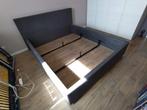Bed ombouw 160X200 antraciet stof, Huis en Inrichting, Ophalen, Gebruikt, Tweepersoons, 200 cm