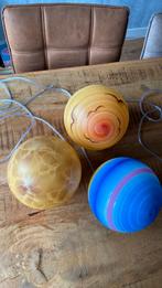 Hanglampen - Planeten Set, Ophalen, Gebruikt, Glas, Minder dan 50 cm