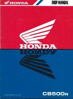 Honda CB500 shop manual (3619z) motor, Ophalen of Verzenden, Honda