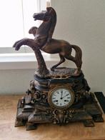 Grote Franse pendule klok paard, Antiek en Kunst, Antiek | Klokken, Ophalen