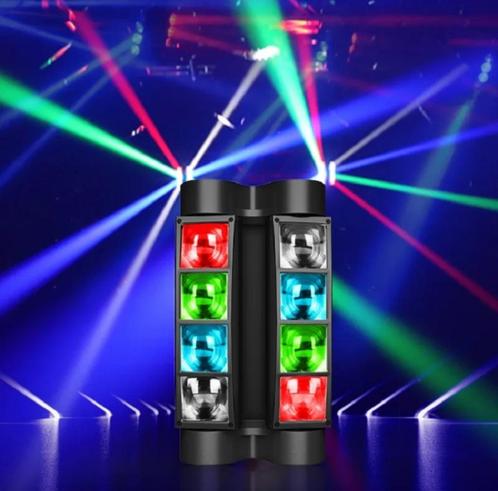 LED mini Spider Light moving head lichteffect, Muziek en Instrumenten, Licht en Laser, Nieuw, Licht, Geluidgestuurd, Kleur, Stroboscoopeffect