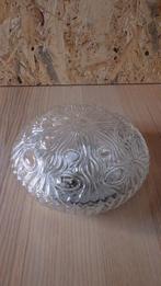 mooie vintage plafondlamp van glas, Ophalen of Verzenden, Gebruikt, Glas