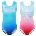 Turnpakje blauw roze 122 128 134 140 146 152 158, Ophalen of Verzenden, Nieuw, Blauw, Turnpak(je)