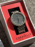 Caravelle New York Zilver Horloge - Zeer Goede Staat, Overige merken, Staal, Polshorloge, Ophalen of Verzenden