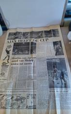 Oude Krant: Ajax wint de Cup!, Verzamelen, Ophalen of Verzenden