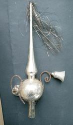 Antieke Kerstboom Piek met Tinsel Chenille en Klokjes, Ophalen of Verzenden