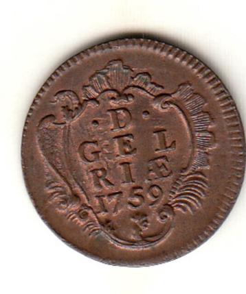 Gelderland - Duit 1759 FDC - KM#93 beschikbaar voor biedingen