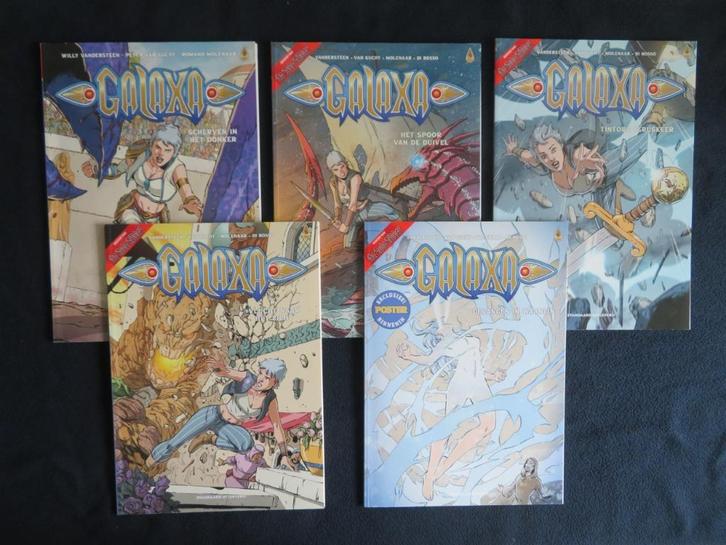 5 Stuks S.C. Stripalbums  GALAXA  2022 - 2024, Boeken, Stripboeken, Zo goed als nieuw, Meerdere stripboeken, Ophalen of Verzenden