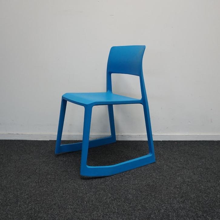 Vitra Tip Ton Chair Design Stoelen | Schommelstoelen | Blauw, Huis en Inrichting, Stoelen, Gebruikt, Vijf, Zes of meer stoelen