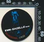 Sticker: TVM Gazelle Team - Professional Cycle Racing, Ophalen of Verzenden, Zo goed als nieuw, Sport