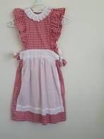 Jurkje met vaste schort Rood/wit maat 152, Verzenden, Nieuw, 146 t/m 152, Meisje