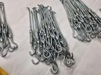metalen lange draadspanner M6 verzinkt 250mm met haak en oog, Tuin en Terras, Gaas en Draad, Ophalen, Gebruikt, 20 meter of meer