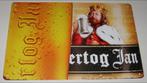 HERTOG JAN : Metalen Bord Hertog Jan Bier - Hertog en Glas, Verzamelen, Biermerken, Verzenden, Nieuw, Reclamebord, Plaat of Schild