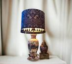 Handmade chinees porselein voet & lampenkap, Huis en Inrichting, Lampen | Lampenkappen, Bohemian- vintage, Ophalen of Verzenden