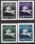 LITOUWEN serie Litouwese Ridder 1991, Postzegels en Munten, Postzegels | Europa | Overig, Overige landen, Verzenden, Gestempeld