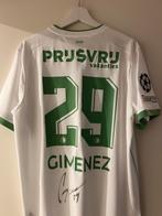 Feyenoord uitshirt gimenez gesigneerd maat XL, Ophalen of Verzenden, Zo goed als nieuw, Feyenoord, Shirt