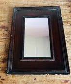 Spiegel teak houten lijst Koloniale stijl 30x40 cm vintage, Ophalen
