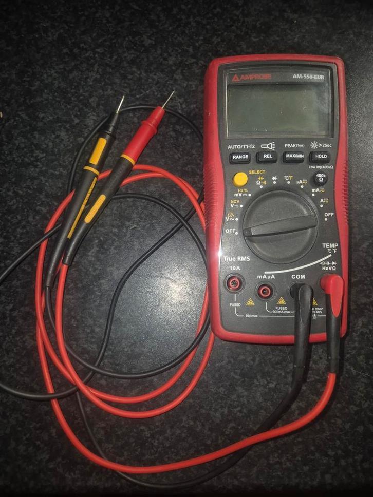 Amprobe AM-550-EUR Multimeter, Doe-het-zelf en Verbouw, Meetapparatuur, Zo goed als nieuw, Multimeter, Ophalen of Verzenden