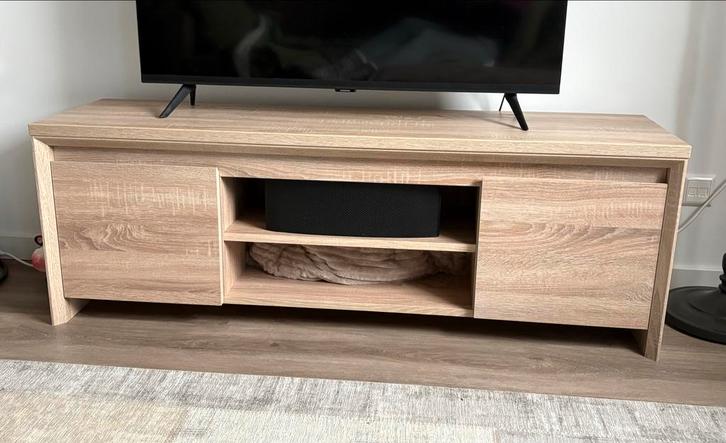 Jysk licht eiken tv meubel - Zo goed als nieuw!, Huis en Inrichting, Kasten | Televisiemeubels, Zo goed als nieuw, Minder dan 100 cm
