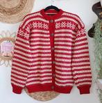 Handgebreid norway wollen vest scandinavisch noors dale styl, Maat 38/40 (M), Ophalen of Verzenden, Zo goed als nieuw, Handgemaakt