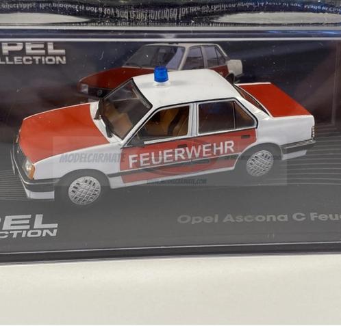 Atlas Opel Collection - Opel Ascona C Feuerwehr 1:43, Hobby en Vrije tijd, Modelauto's | 1:43, Nieuw, Auto, Overige merken, Verzenden