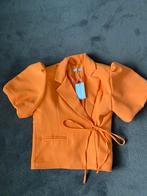 Oranje blazer kort gestrikt, Kleding | Dames, Maat 38/40 (M), Nieuw, Oranje, Ophalen of Verzenden