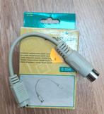 Adapter van PS/2 (6-pins, female) naar DIN (5-pins, male), Computers en Software, Toetsenborden, Ophalen of Verzenden, Zo goed als nieuw
