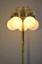 Exclusieve Vintage Hollywood Regency lamp - Art-Deco 140 cm, Ophalen, Gebruikt, 100 tot 150 cm, Glas