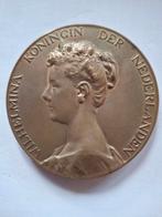 Wilhelmina Inhuldigingsmedaille 1898, Ophalen of Verzenden, Landmacht, Nederland, Lintje, Medaille of Wings
