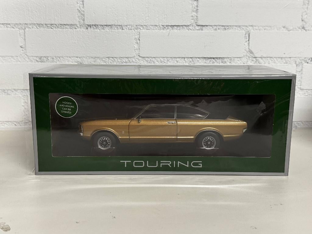 TOURING 1:18 FORD GRANADA CONSUL GT COUPE METALLIC BRUIN, Ophalen of Verzenden, Nieuw, Auto, Overige merken
