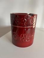 Vintage Italiaanse asbak rood Karel 1 sigaren, Antiek en Kunst, Antiek | Keramiek en Aardewerk, Ophalen of Verzenden