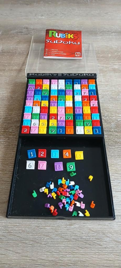 Rubik's sudoku spel, Hobby en Vrije tijd, Gezelschapsspellen | Bordspellen, Zo goed als nieuw, Een of twee spelers, Ophalen of Verzenden
