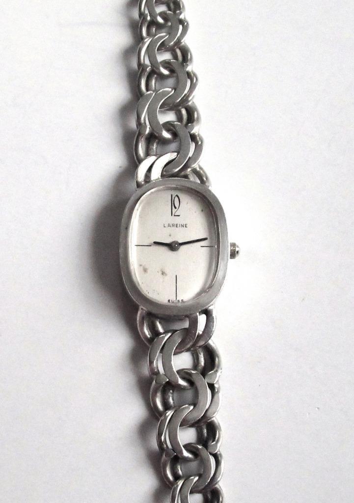 LAREINE Swiss made vintage zilveren 835 mechanisch horloge., Antiek en Kunst, Antiek | Goud en Zilver, Zilver, Ophalen of Verzenden