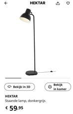 Staande lamp, Huis en Inrichting, Lampen | Vloerlampen, Ophalen, Zo goed als nieuw, Metaal, Modern