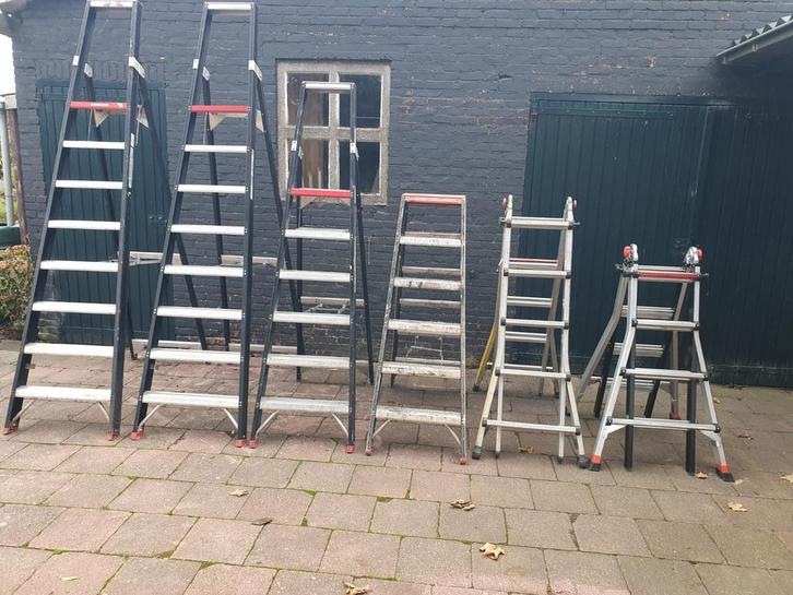 Altrex Taurus en Altrex varitrex teleprof vouwladder, Doe-het-zelf en Verbouw, Ladders en Trappen, Gebruikt, 2 tot 4 meter, Ophalen