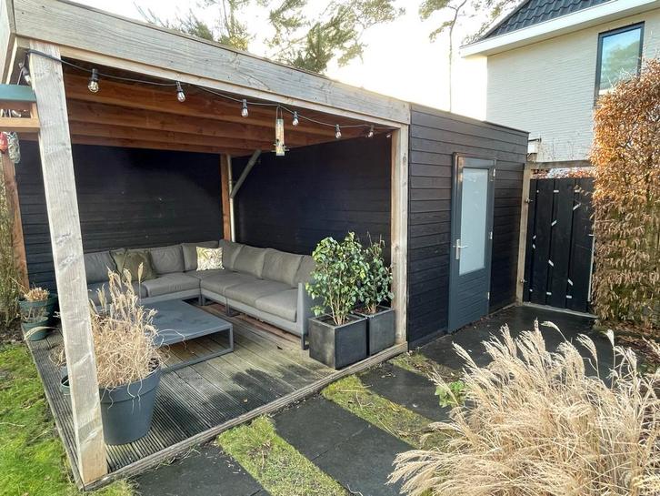 Schuur met overkapping, Tuin en Terras, Overkappingen, Gebruikt, Veranda, Ophalen