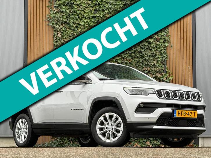 Jeep COMPASS 1.3T 80th Anniversary |AUTOMAAT|CAMERA|LEDER, Auto's, Jeep, Bedrijf, Te koop, Compass, ABS, Achteruitrijcamera, Adaptive Cruise Control