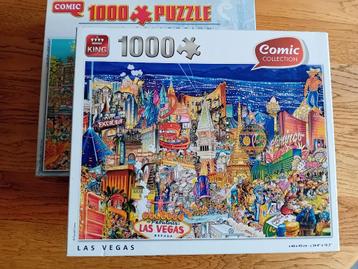 2 Comic jig-saw puzzles beschikbaar voor biedingen