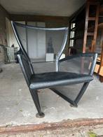 Vintage fauteuil Arflex ‘prive’, Huis en Inrichting, Stoelen, Ophalen, Gebruikt, Zwart, Eén