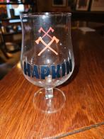 Hapkin Bierglazen. 2,50 euro per glas., Ophalen of Verzenden, Zo goed als nieuw, Glas of Glazen