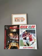 Ajax UEFA Cup Finale 1992 Kick-off Boekje + Ticket, Ophalen of Verzenden, Zo goed als nieuw, Ajax